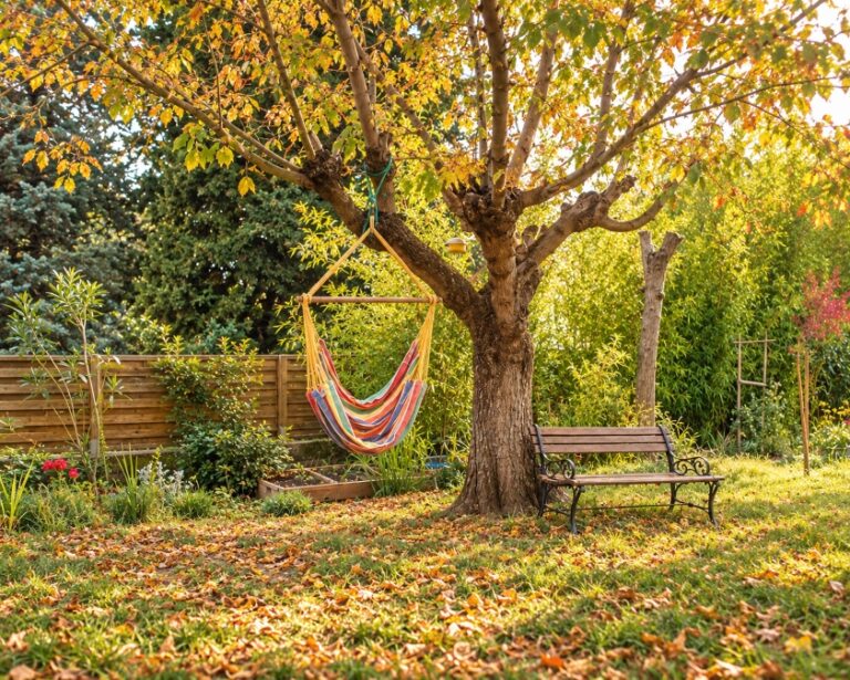 Stop explaining yourself and enjoy a peaceful moment in the autumn garden at Chez Thao Hoang